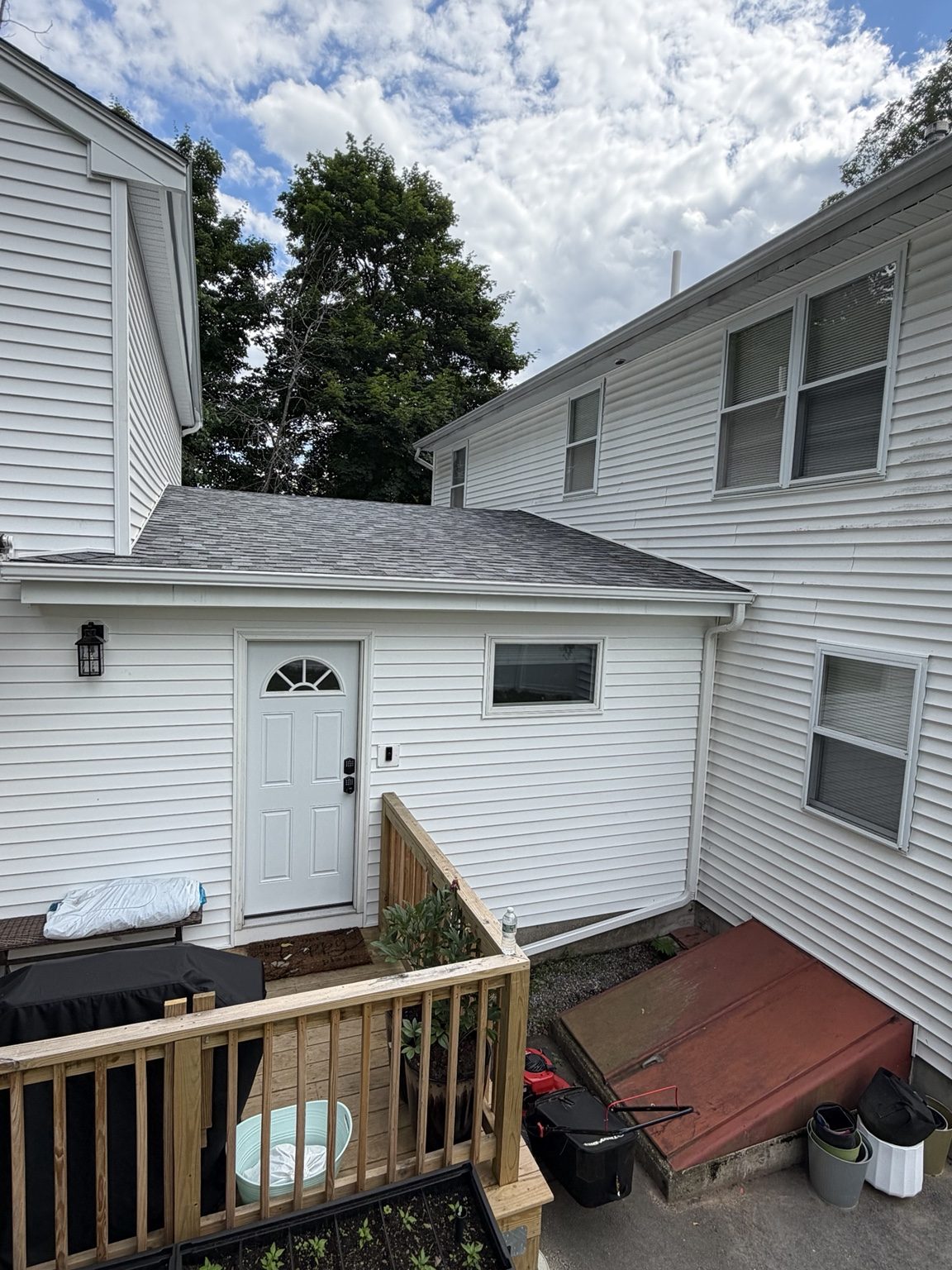 Gutter guard installation detail